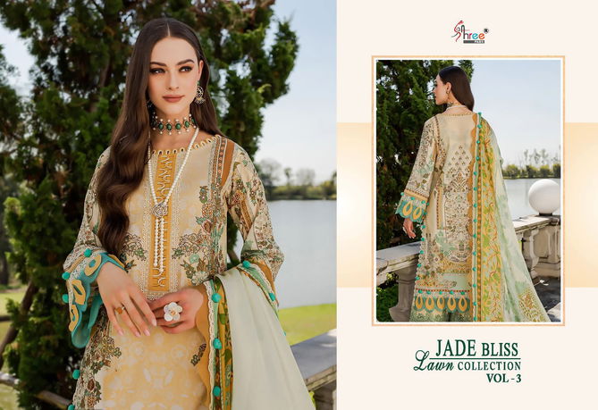 Jade Bliss Lawn Collection Vol 3 By Shree Pakistani Suits Catalog